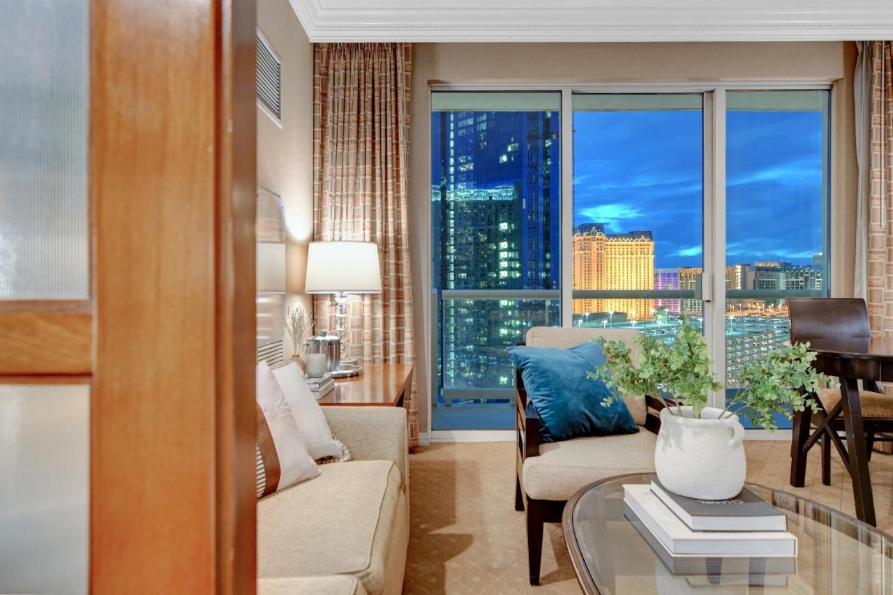 Balcony Full Strip View Suite Mgm Signature Free Valet Las Vegas Zewnętrze zdjęcie