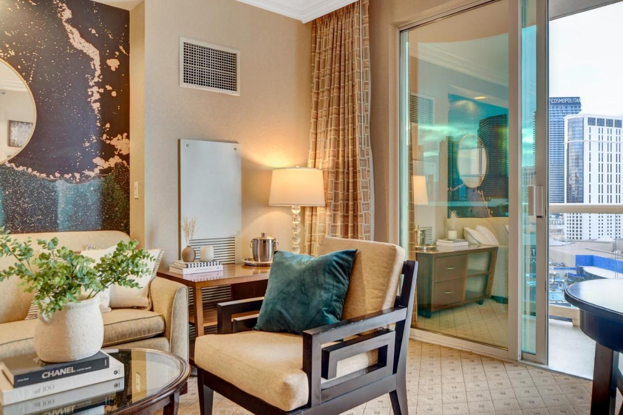 Balcony Full Strip View Suite Mgm Signature Free Valet Las Vegas Zewnętrze zdjęcie